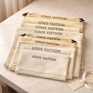 100% Authentic 1 Louis Vuitton Large Dust Bags Cotton